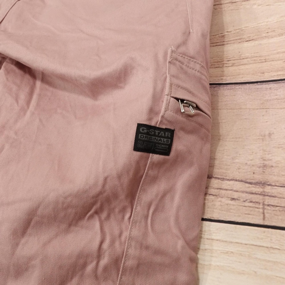 G-Star RAW Pants Womens 29x32 Pink Slim Cargo Twill Tapered Pockets Casual - Picture 9 of 16
